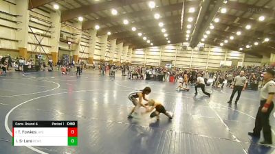 74 lbs Cons. Round 4 - Trey Fowkes, Juab Wrestling Club vs Iliyah Sailas-Lara, Bear Cave Wrestling Club