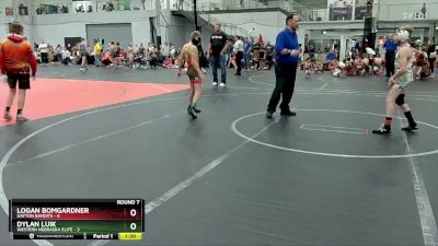 80 lbs Round 7 (10 Team) - Dylan Luik, Western Nebraska Elite vs Logan Bomgardner, Dayton Bandits