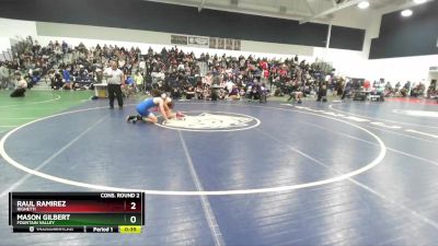 126 lbs Cons. Round 2 - Mason Gilbert, Fountain Valley vs Raul Ramirez, Righetti