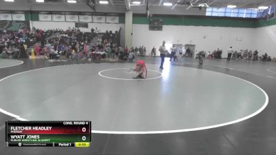 75 lbs Cons. Round 4 - Fletcher Headley, Phenom vs Wyatt Jones, Purler Wrestling Academy