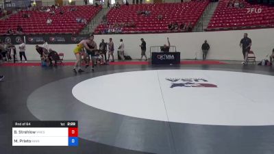 86 kg Rnd Of 64 - Ben Strehlow, Wrestling Factory vs Martin Prieto, Minnesota