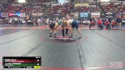 G - 235 lbs Cons. Round 5 - Aliyah Stiffarm, Havre (Girls) vs Saige Kelly, Custer Co. (Miles City) (Girls)