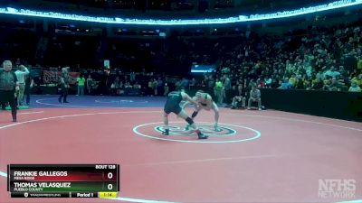 126-4A Quarterfinal - Thomas Velasquez, Pueblo County vs Frankie Gallegos, Mesa Ridge