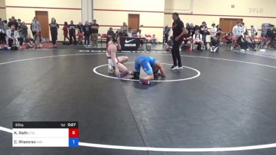 65 kg Rnd Of 64 - Kollin Rath, Steller Trained Wrestling vs Cole Rhemrev, Indiana RTC