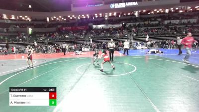 55 lbs Consi Of 8 #1 - Tatum Guerrero, Manalapan vs Averie Mission, Kingsway