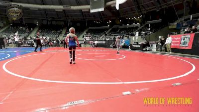 55 lbs 5th Place - Cooper Karber, Standfast vs Kamdynn Parker, Chaparral Kids Wrestling Club