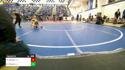 52 lbs Round Of 16 - Ryker Bishop, Pryor Tigers vs Dawson Moore, Black Fox Wrestling Club