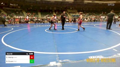 115 lbs Consi Of 16 #2 - Gavyn Kemp, Contender Wrestling Academy vs Braydden Crum, Steel City Reloaded