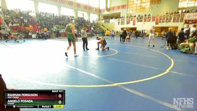 162 Boys Champ. Round 2 - Angelo Posada, Poway vs Rahman Ferguson, San Ysidro