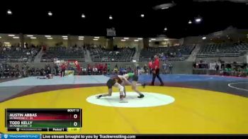 132 lbs Round 4 (6 Team) - Todd Kelly, 5A Pendleton vs Austin Abbas, 5A Redmond 2
