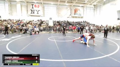 170 lbs Round 2 - Tanner Gibeau, Black Belt Wrestling Academy vs Corbin Jones, Dolgeville Youth Wrestling