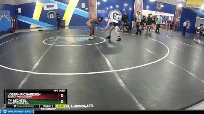 160 Gold Cons. Round 2 - Joseph Richardson, Lincoln Park Academy vs Ty Bechtel, Palmetto Ridge H.S.