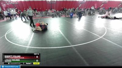 157 lbs Cons. Round 3 - Emmett Collins, Mineral Point Wrestling Club vs Logan Misurek, Wisconsin