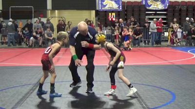 50 lbs Champ. Round 3 - Gradin Varner, Baker Wrestling Club vs Hawk Hecker, North Big Horn Rams Wrestling