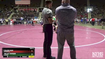 106 lbs Quarterfinal - Micah Swiger, Daphne vs Caleb Ham, Dothan HS