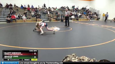 J-4 lbs Cons. Semi - Elliott Gnewuch, Eastern Iowa Wrestling Club vs Bradlee Lewis, Belle Plaine