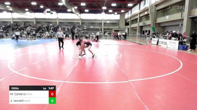 106 lbs Quarterfinal - Mark Calderio, Fair Lawn vs Justin Iannelli, Northern Highlands