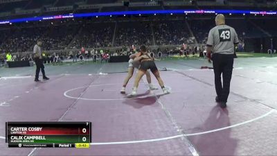 D4-165 lbs 3rd Place Match - Calix Campbell, Hudson Area HS vs Carter Cosby, Lawton HS