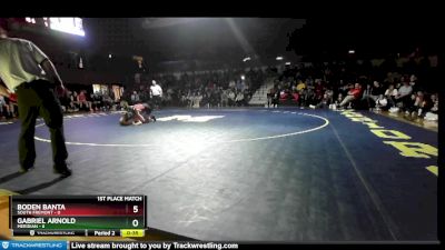 106 (HS) Finals (2 Team) - Gabriel Arnold, Meridian vs Boden Banta, South Fremont