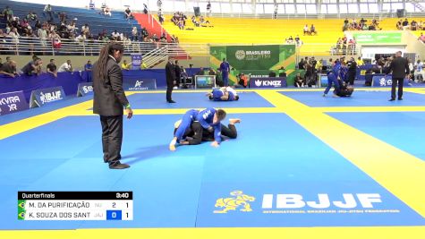 MELQUISEDEQUE DA PURIFICAÇÃO MOU vs KAUAN SOUZA DOS SANTOS 2024 Brasileiro Jiu-Jitsu IBJJF