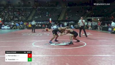 133 lbs Consolation - Jaime Hernandez, North Carolina vs Gavin Teasdale, Iowa