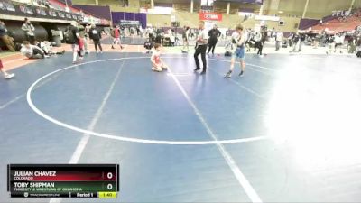 132 lbs Champ. Round 2 - Toby Shipman, Threestyle Wrestling Of Oklahoma vs Julian Chavez, Colorado