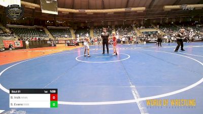 81 lbs 3rd Place - Brylee Irsik, Nebraska Wrestling Academy vs Sidda Evans, Ogden's Outlaws Wrestling Club