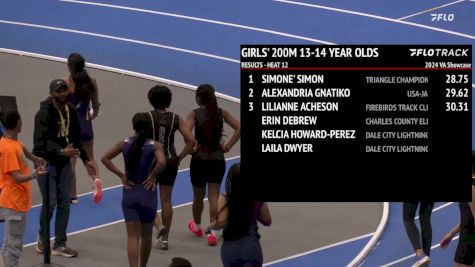 Youth Girls' 200m Usatf Club Competition , Finals 13 - Age 13-14