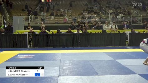 LARA OLIVEIRA SILVA vs EMILY ANN HANSEN 2024 Pan Jiu Jitsu IBJJF Championship