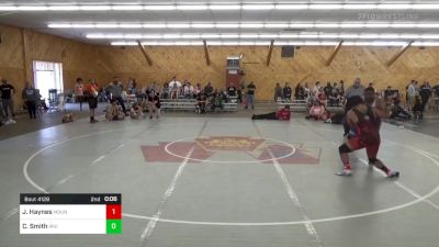 295 lbs Semifinal - James Haynes, Mount Carmel vs Cameron Smith, Irvington