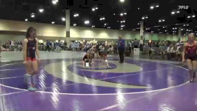 105 lbs Finals (8 Team) - Emily Doolittle, Red Knights vs Kameron Easter, Charlie`s Angels-FL Blk