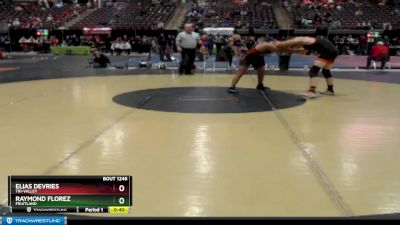 170 lbs Cons. Round 3 - Elias DeVries, Tri-Valley vs Raymond Florez, Fruitland