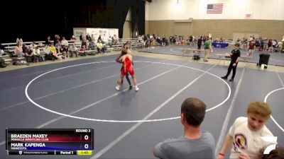 182 lbs Round 3 - Braeden Maxey, Pinnacle Wrestling Club vs Mark Kapenga, Minnesota