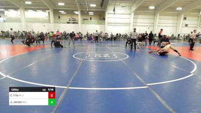 136 lbs Round Of 16 - Callan Flis, Milford MA vs Jacob Jones, Refinery WC