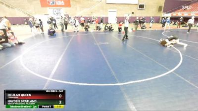 142 lbs Quarterfinal - Hayden Bratland, Ubasa Wrestling Academy vs Delilah Queen, Tennessee