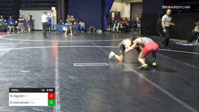 125 lbs Prelims - Nic Aguilar, Rutgers vs Rhett Golowinski, Oklahoma State