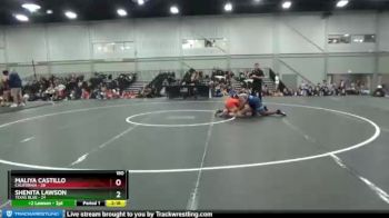 180 lbs Round 2 (8 Team) - Maliya Castillo, California vs Shenita Lawson, Texas Blue