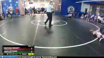 152 lbs Round 5 (8 Team) - Matthew Bennett, Camden 1 vs Aiden Hutchins, Funky Monkey