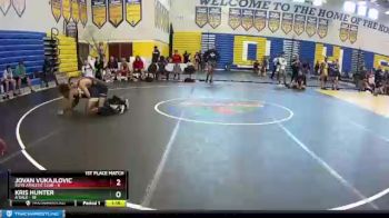 132 lbs Finals (2 Team) - Jovan Vukajlovic, Elite Athletic Club vs Kris Hunter, A`Dale