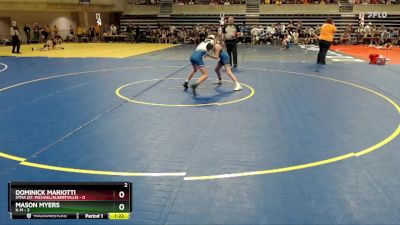 95 lbs Semis (4 Team) - Mason Myers, K-M vs Dominick Mariotti, STMA (St. Michael/Albertville)