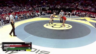 D3-138 lbs Semifinal - Christopher Marshall, Centerburg vs Anden Ankney, Tinora