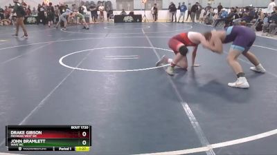 170 lbs Quarterfinal - Drake Gibson, Michigan West WC vs John Bramlett, Wave WC