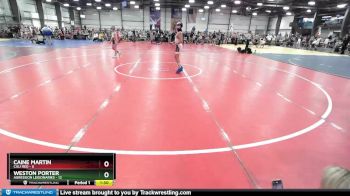 92 lbs Rd# 8- 12:30pm Saturday Final Pool - Weston Porter, Agression Legionaries vs Caine Martin, Cali Red