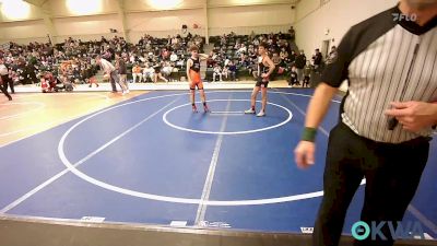 112 lbs Rr Rnd 1 - Garrick George, Honey Badgers Wrestling Club vs Trevor Cantrell, Roland Youth League Wrestling