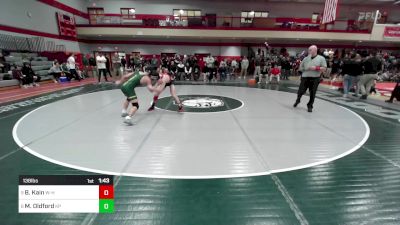 138 lbs Round Of 16 - Braden Kain, Whitman-Hanson vs Matthew Oldford, King Philip