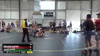 167 lbs Round 2 (6 Team) - Benjamin Shaffer, Elite Athletic Club DZ vs Kavon Slater, ARES Grey