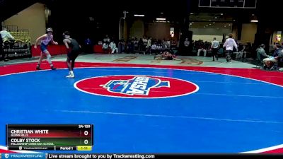 2A-120 lbs Quarterfinal - Christian White, Glenn Hills vs Colby Stock, Fellowship Christian School