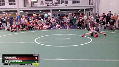 52 lbs Placement (4 Team) - Nolan Gatt, Backyard Brawlers vs Spencer Mattson, POWA