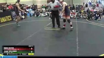 150 lbs Round 3 (6 Team) - Zane Willobee, MI Pitbulls vs BERK BOYER, Elite Athletic Club W.E.