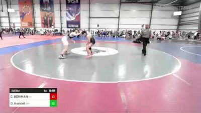 220 lbs Consi Of 16 #2 - CALEB BOWMAN, OH vs Dylan Haskiell, WV